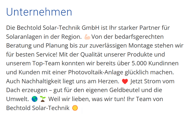 Solarbatterien in Schönbrunn, Hirschhorn (Neckar), Lobbach, Schwarzach, Reichartshausen, Neunkirchen, Neckarsteinach und Eberbach, Aglasterhausen, Spechbach